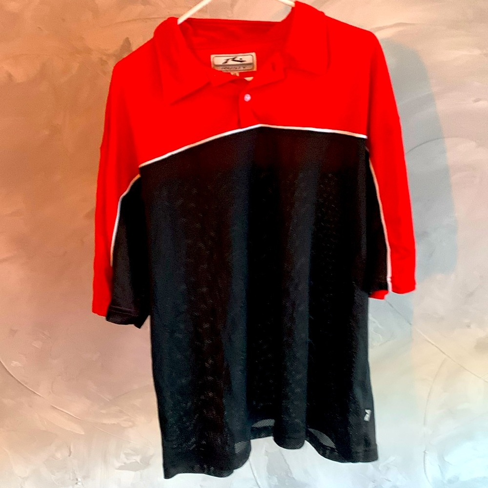 Ultra rare Rusty mesh and cotton dress shirt!